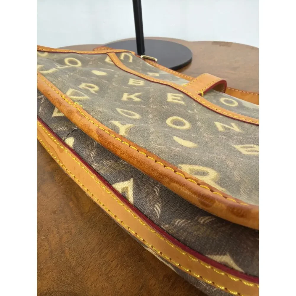 Dooney & Bourke Brown Monogram Crossbody with Tan Trim - Picture 12 of 12